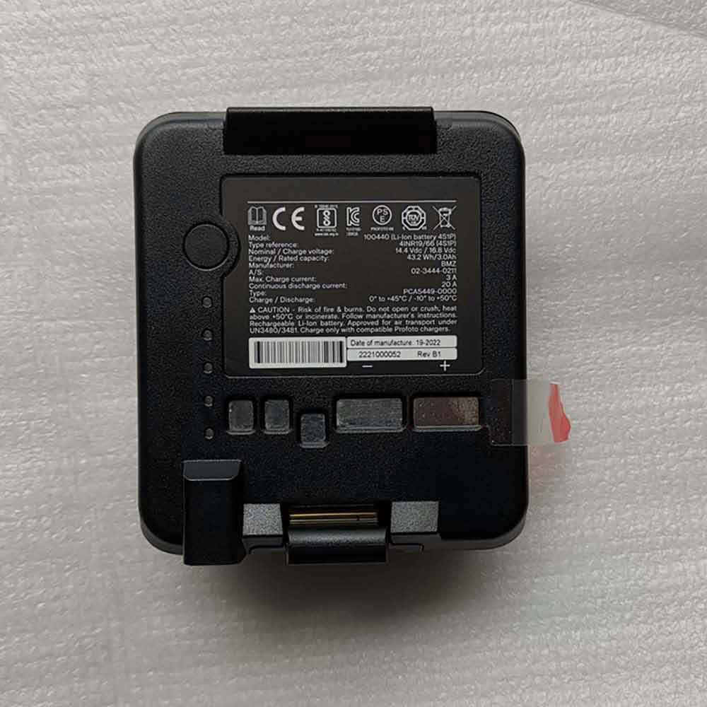Profoto 100440 14.4V 43.2Wh Replacement Battery