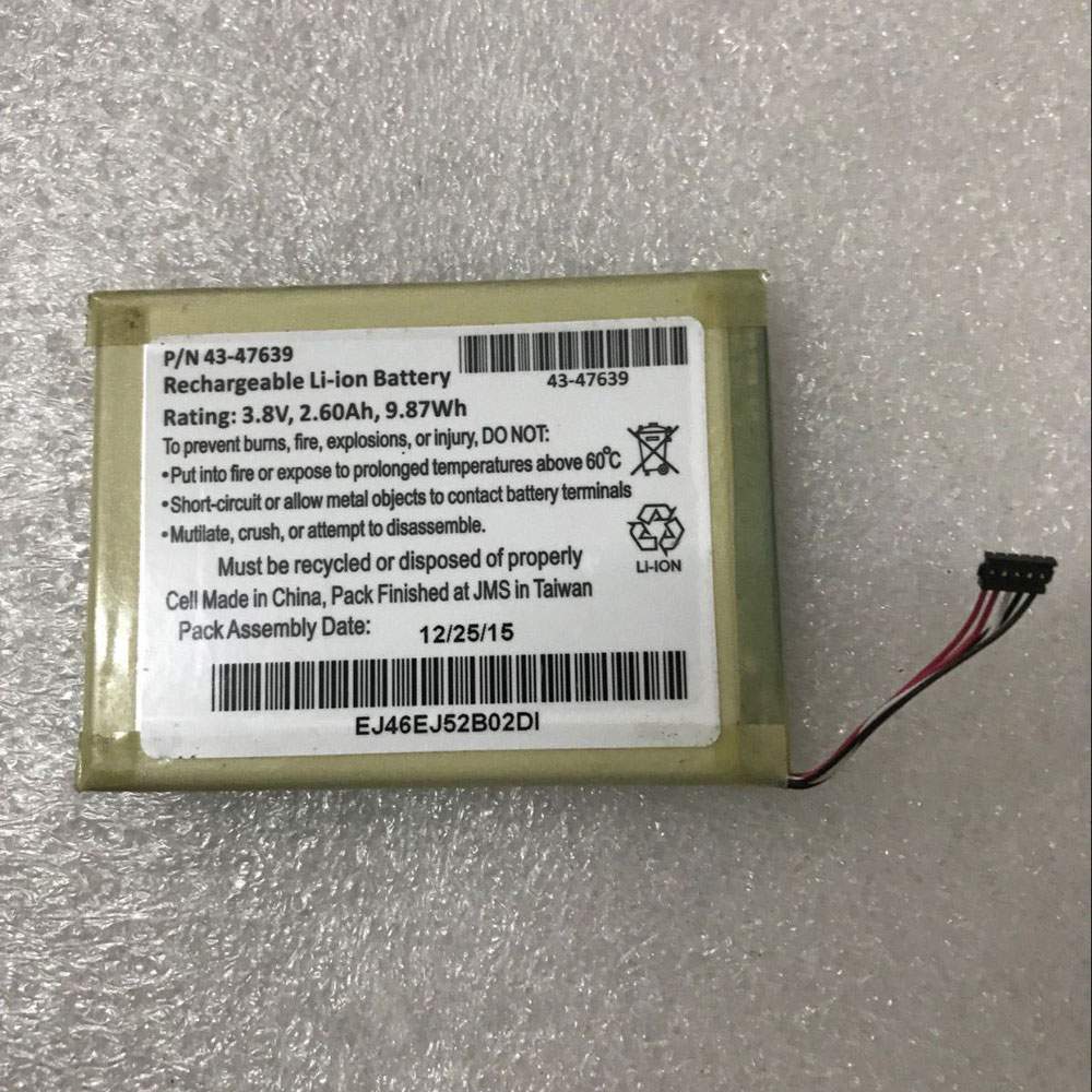 JSM 43-47639 3.8V 2600MAH/9.87WH Replacement Battery