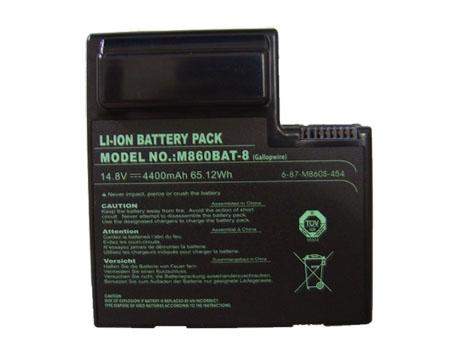 clevo 6-87-M860S-454 14.8V 4400mAh Replacement Battery