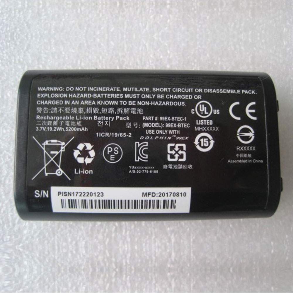 Honeywell 99EX-BTEC-1 3.7V 5000mAh/18.5Wh Replacement Battery
