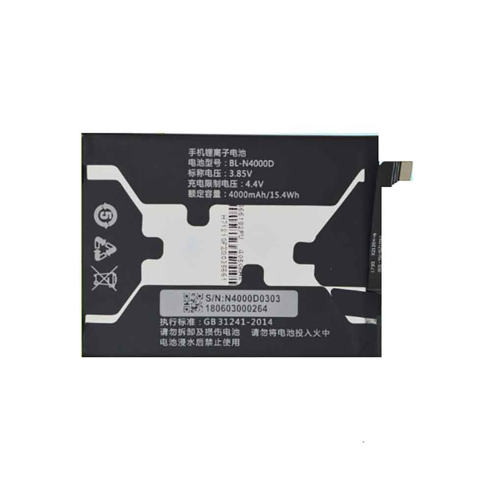 GIONEE BL-N4000D 3.85V 4000mAh Replacement Battery