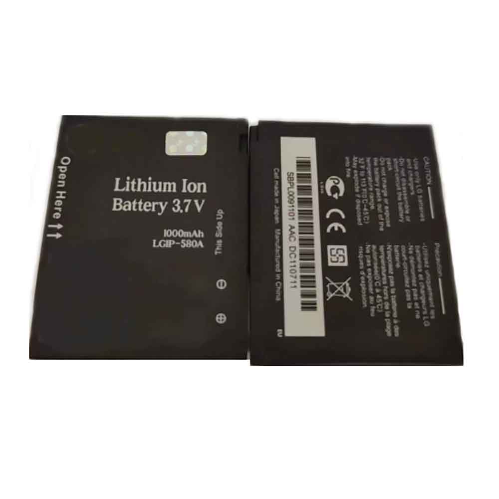 LG LGIP-580A 3.7V 1000mAh Replacement Battery