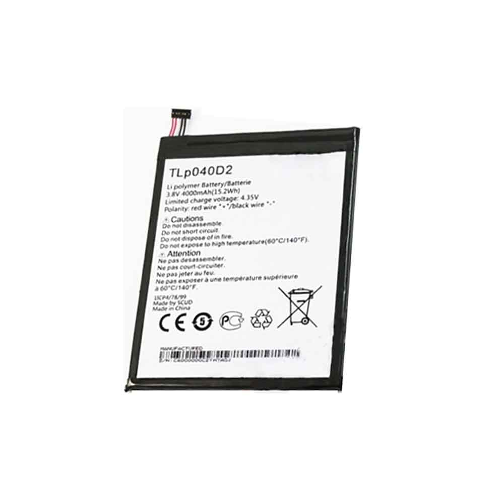TCL TLp040D2 3.8V 4000mAh Replacement Battery