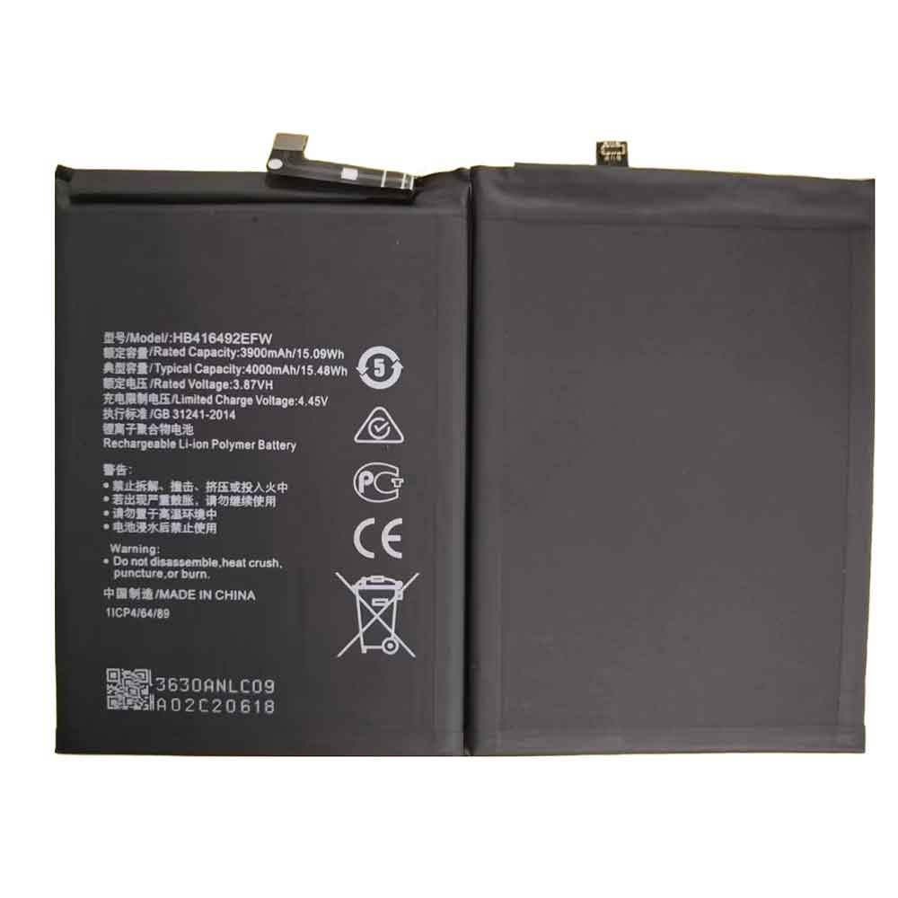 HUAWEI HB416492EFW 3.87V 4000mAh Replacement Battery