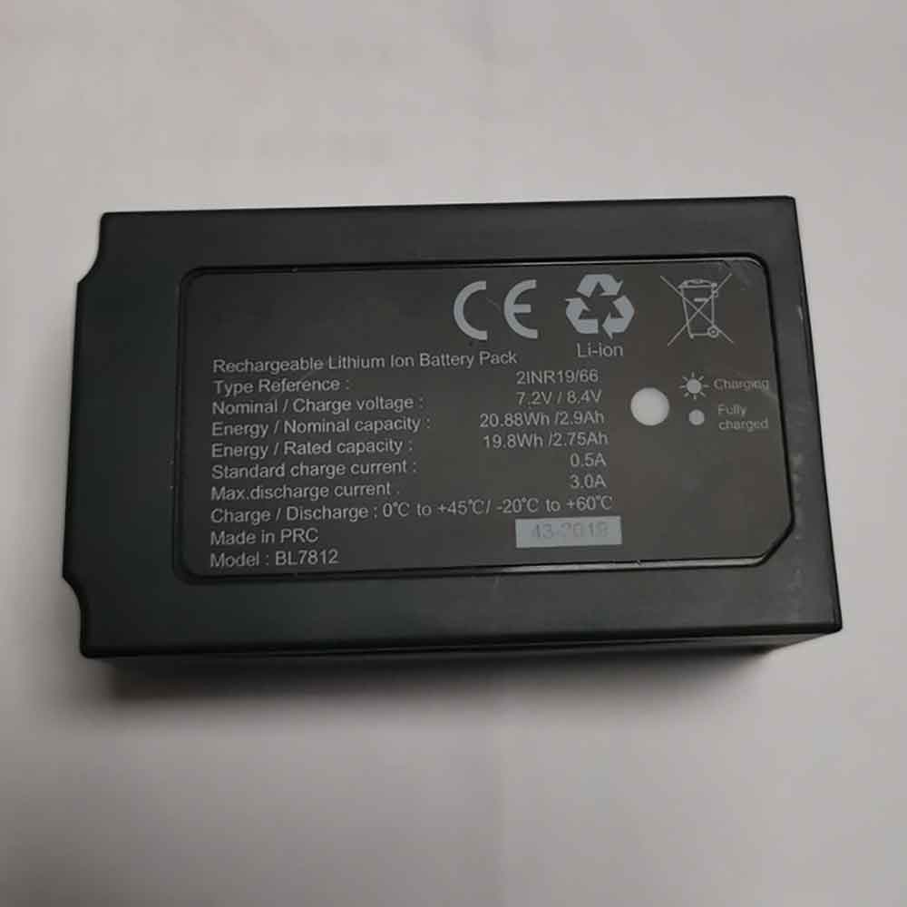 Somfy BL7812 7.2V 2750mAh Replacement Battery