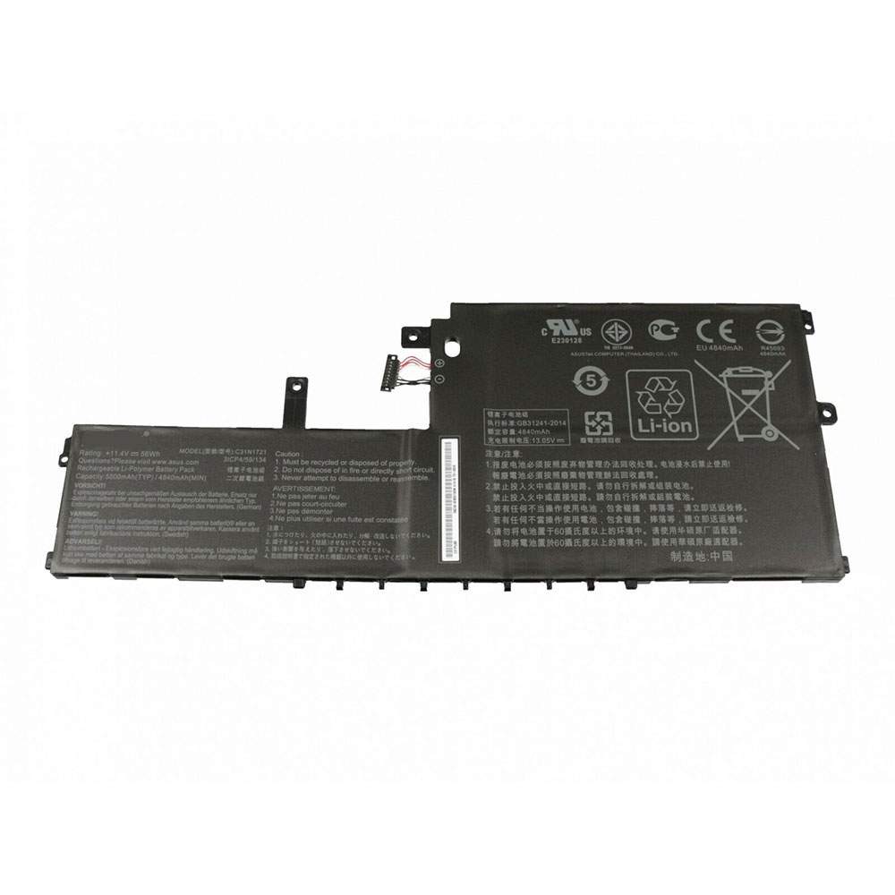 asus C31N1721 11.4V/13.05V 4840mAh/56WH Replacement Battery