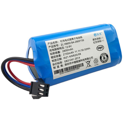 ECOVACS B4-2800*3S 11.1V/12.6V 2800mah/30.52Wh Replacement Battery