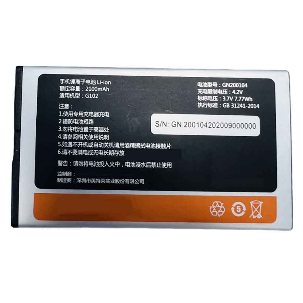 GIONEE GN200104 3.7V 2100mAh Replacement Battery