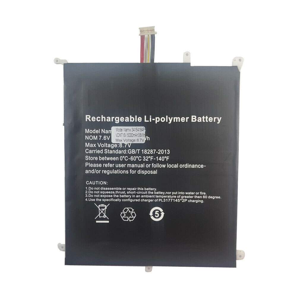 Chuwi HW-34154184 7.6V/8.7V 55.8Wh/4835mAh Replacement Battery