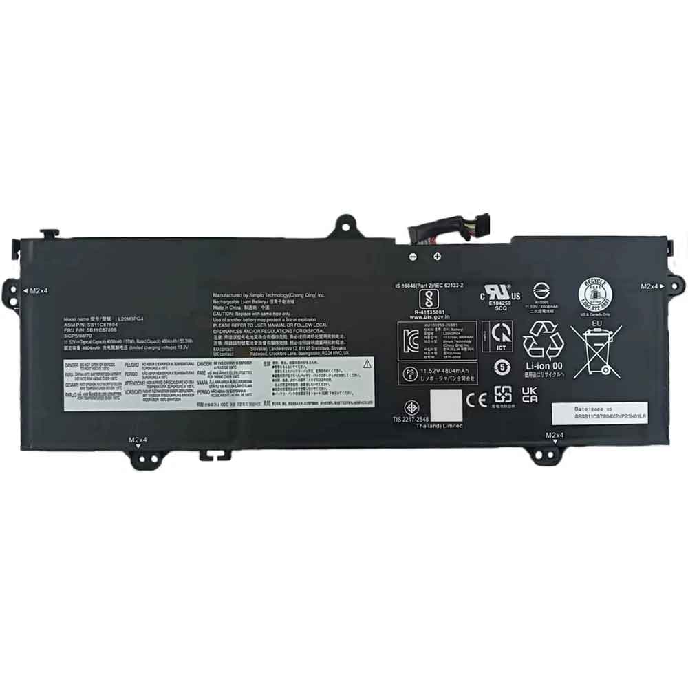 lenovo L20M3PG4 11.52V 4804mAh Replacement Battery