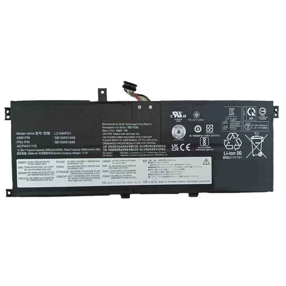 lenovo L21L4PG1 15.36V 2896mAh Replacement Battery