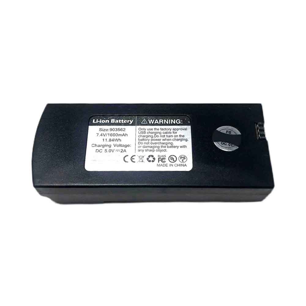 4DRC 903562 7.4V 1600mAh Replacement Battery