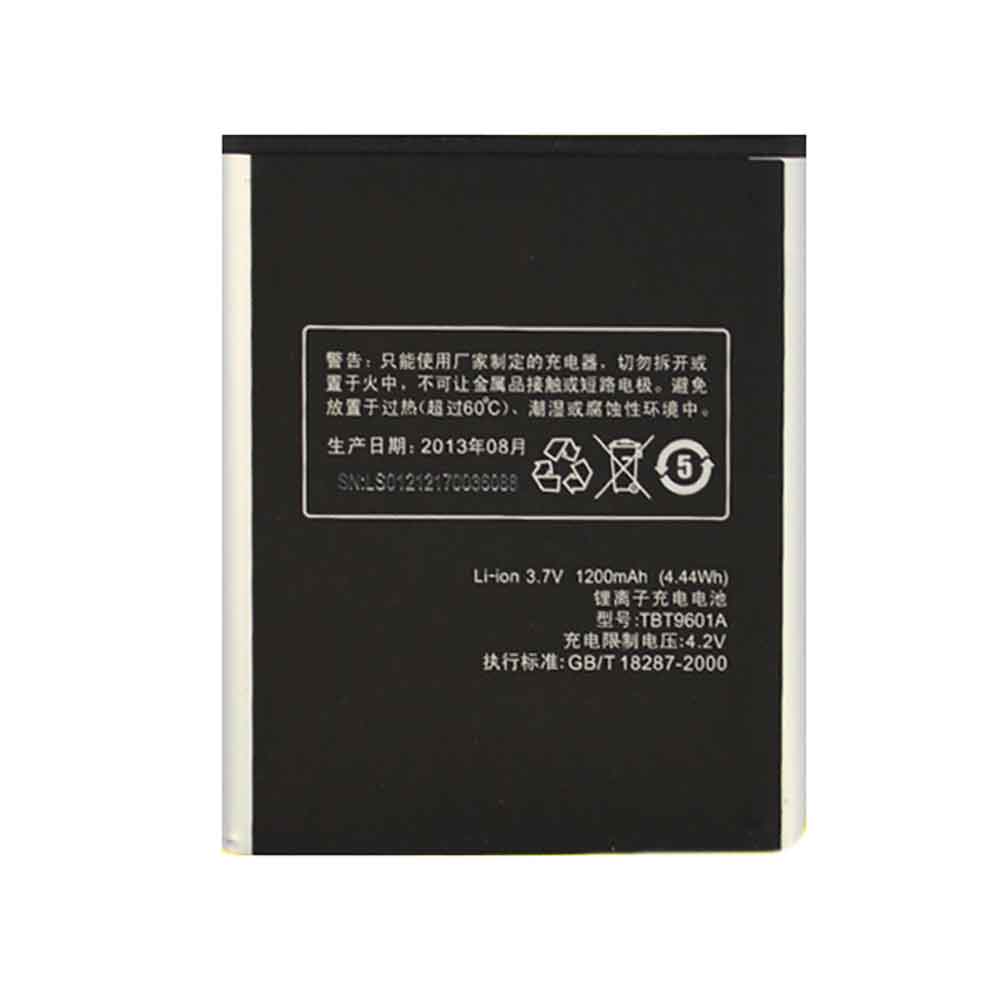 K-Touch TBT9601A 3.7V 1200mAh Replacement Battery