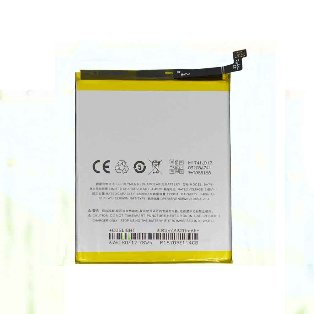 Meizu BA741 3.85V 3400mAh Replacement Battery