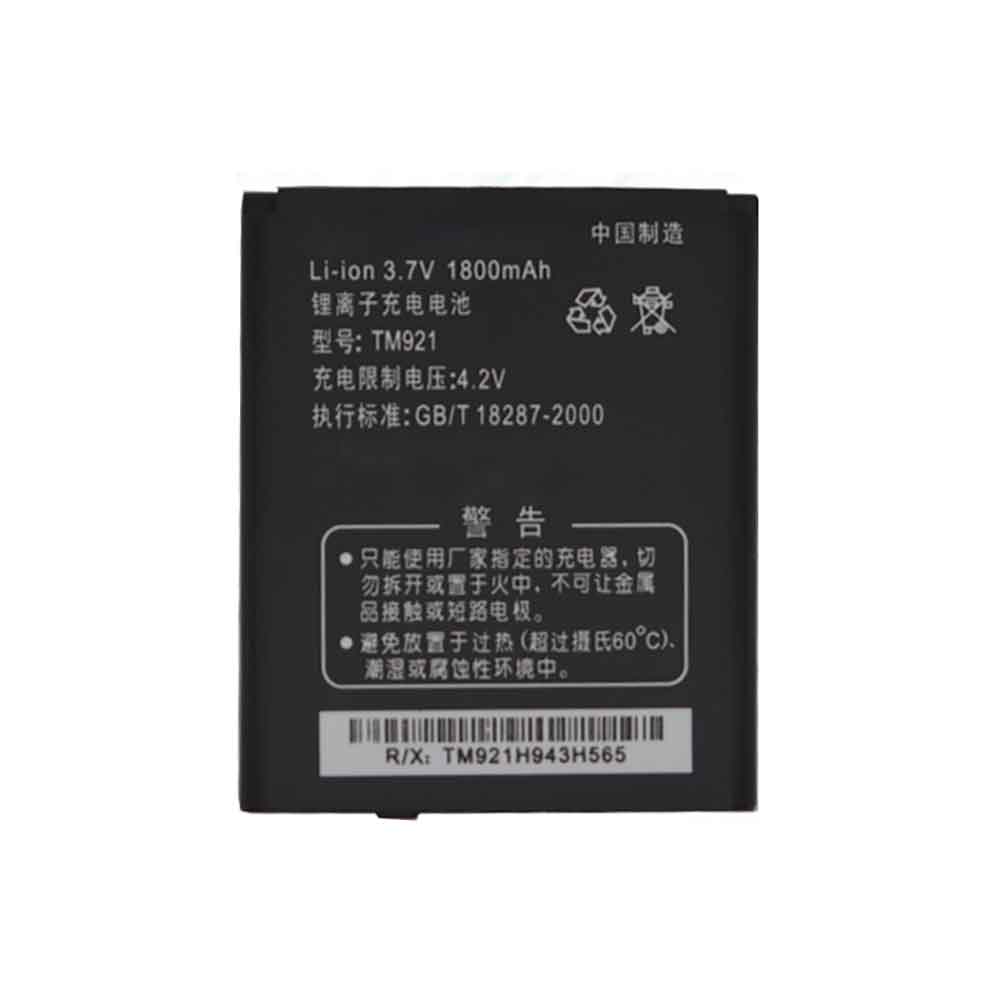 K-Touch TM921 3.7V 1800mAh Replacement Battery