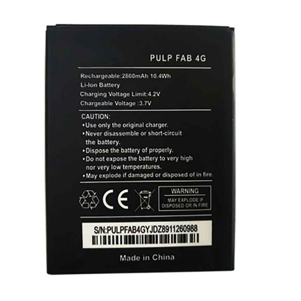 Wiko Pulp-Fab-4G 3.7V 2800mAh Replacement Battery
