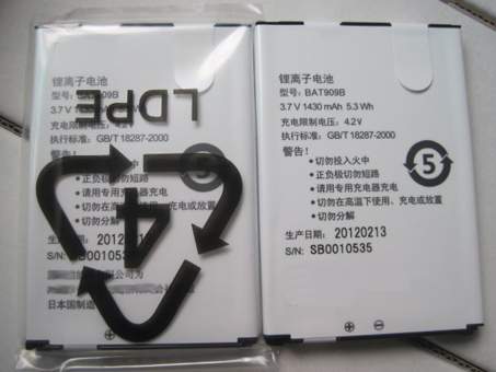 NEC BAT909B 3.7DVC 1430mAh Replacement Battery