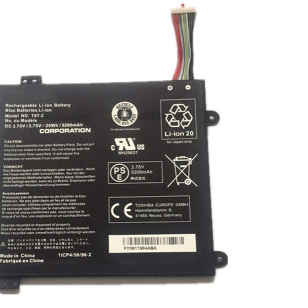 Toshiba T8T-2 3.75V 20Wh/5200mAh Replacement Battery
