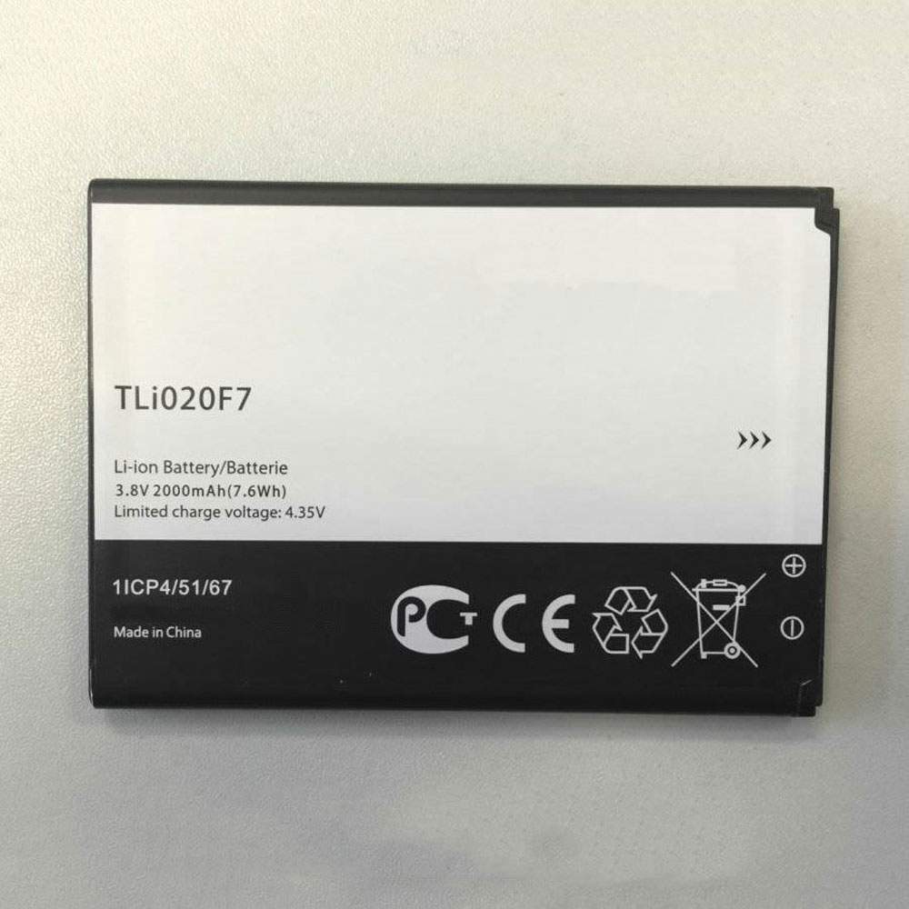 ALCATEL TLI020F7 3.8V/4.35V 2000MAH/7.6Wh Replacement Battery