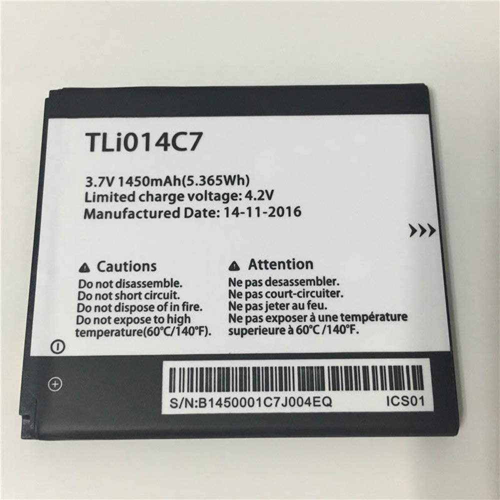 ALCATEL TLi014C7 3.7V 1450mah Replacement Battery