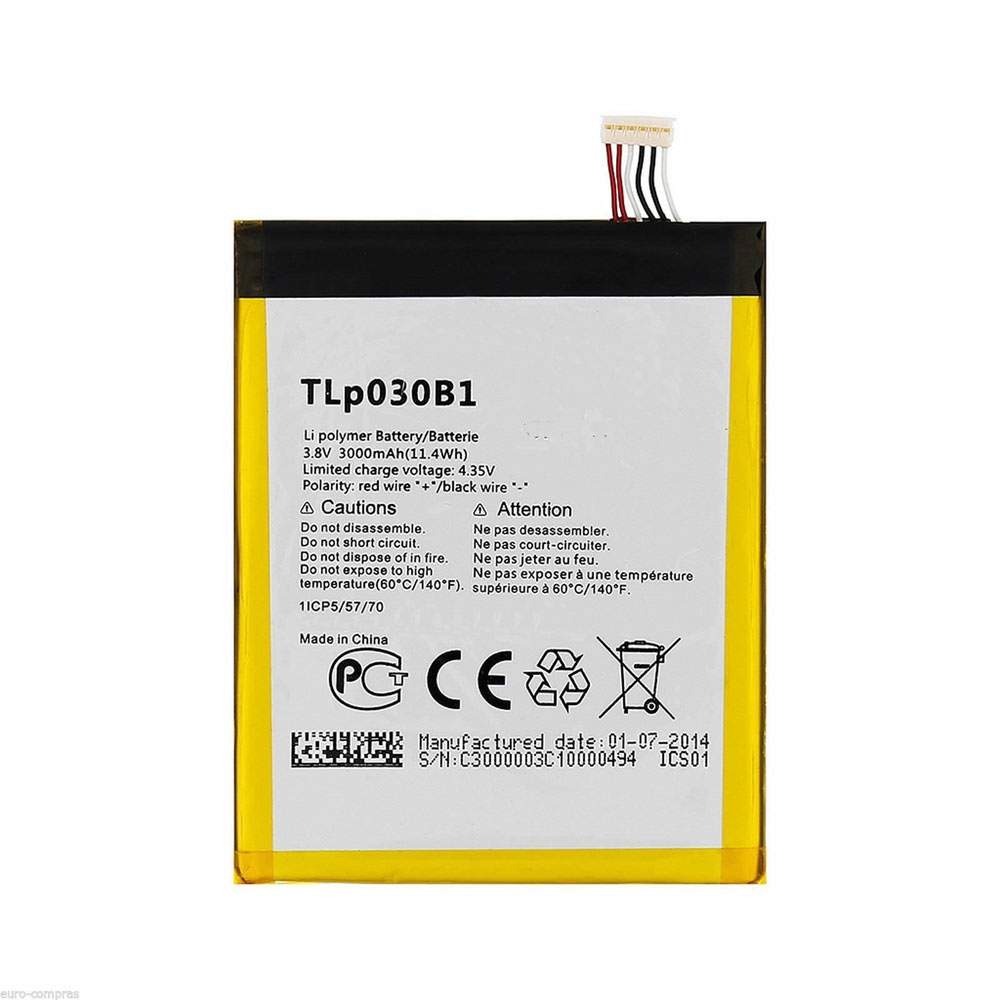 ALCATEL TLp030B1 3.8V/4.35V 3000MAH/11.4Wh Replacement Battery