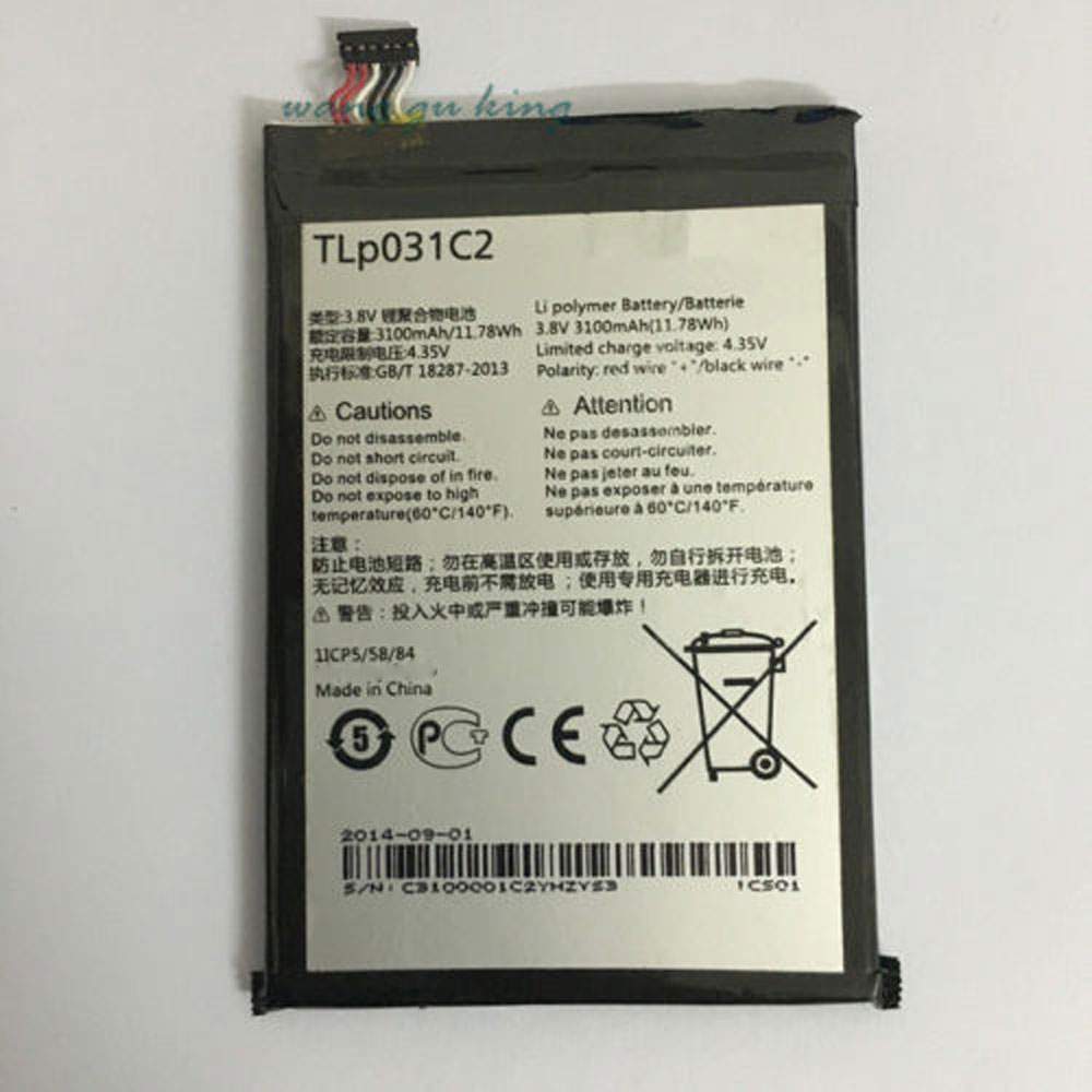 ALCATEL TLp031C2 3.8V/4.35V 3100MAH/11.78Wh Replacement Battery