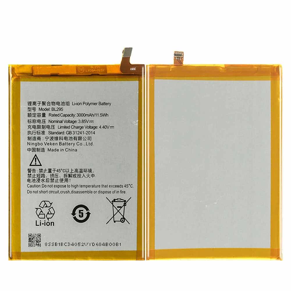 Lenovo BL295 3.85V 4.4V 3000mAh 11.5WH Replacement Battery