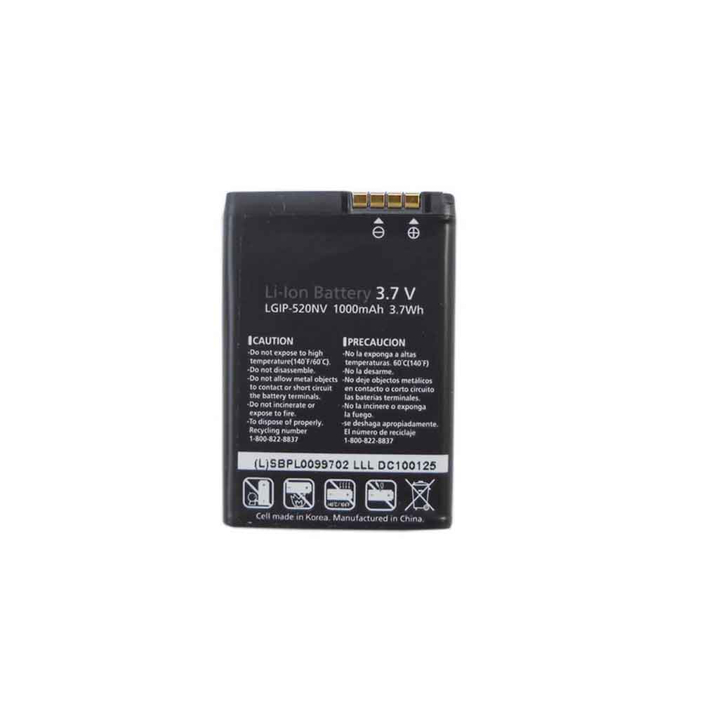 LG LGIP-520N 3.7V 1000mAh Replacement Battery