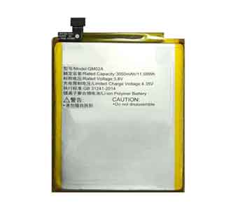 Gome GM02A 3.8V 3050mAh Replacement Battery