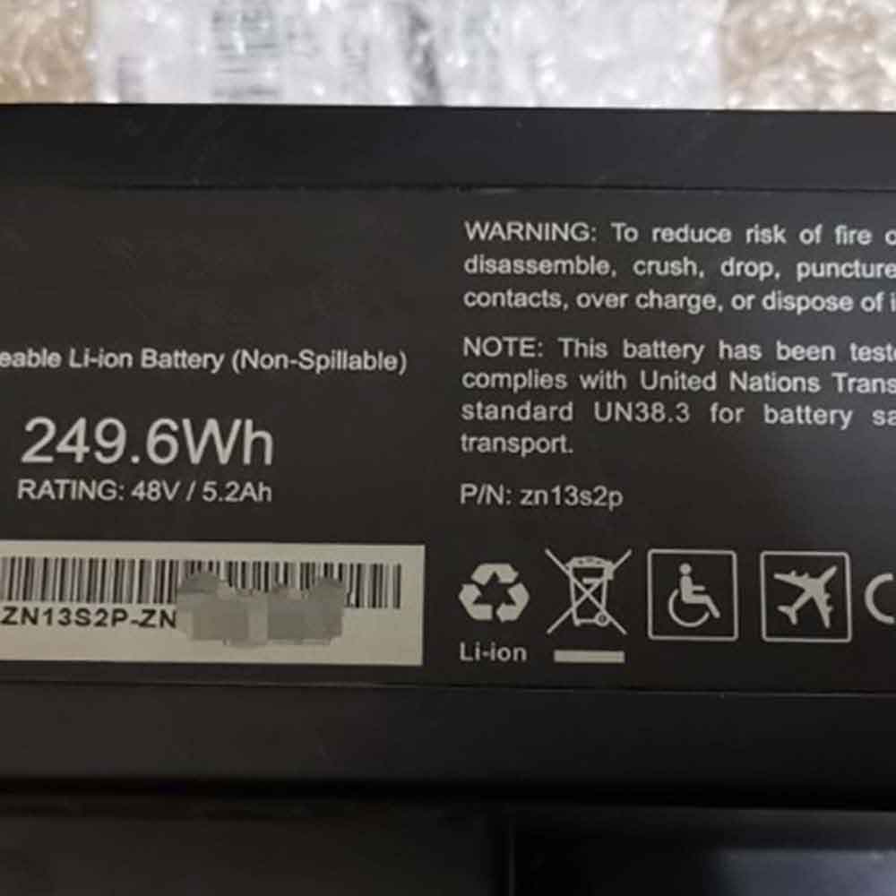 Moving zn13S2P 48V 5.2AH Replacement Battery